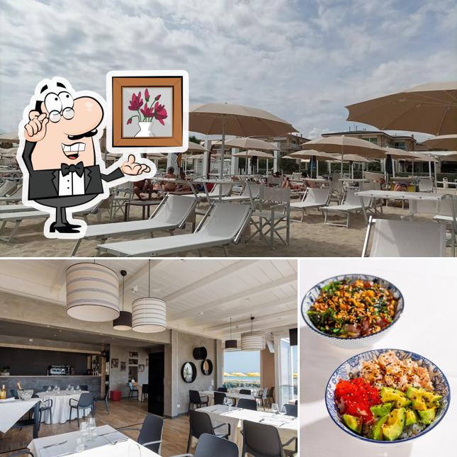 Gli interni di STELLA ADRIATICA - Ristorante di pesce - Stabilimento Balneare