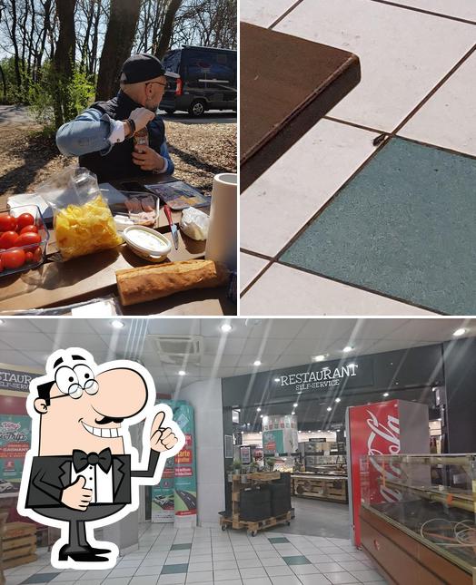 Autogrill Aire de Montélimar Est A7 cafeteria, Allan, Aire de
