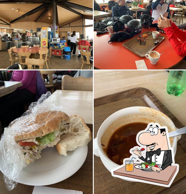 Tra le diverse cose da Restaurant du Plan du Fou si possono trovare la cibo e interni