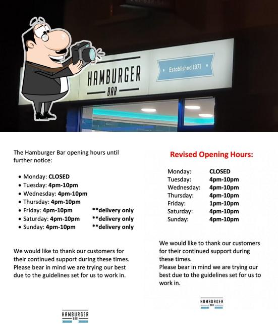 The Hamburger Bar, 47 Kilbarrack Rd in Dublin Restaurant menu and reviews