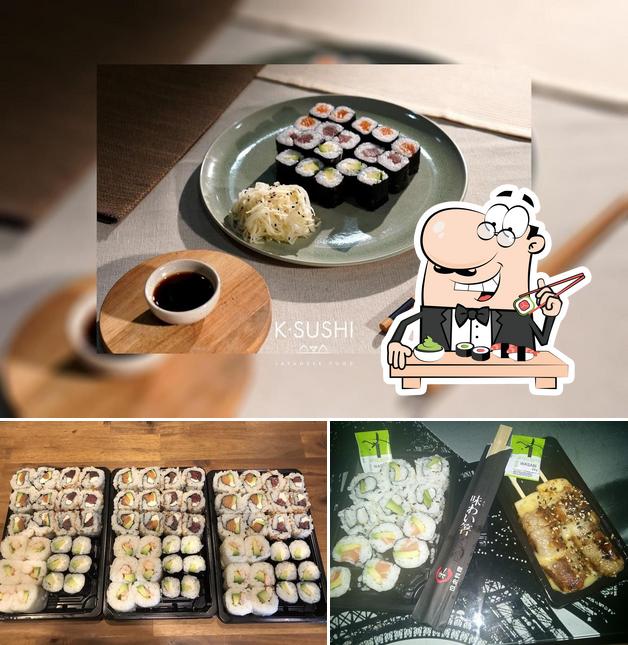 Les sushi sont servis à K Sushi