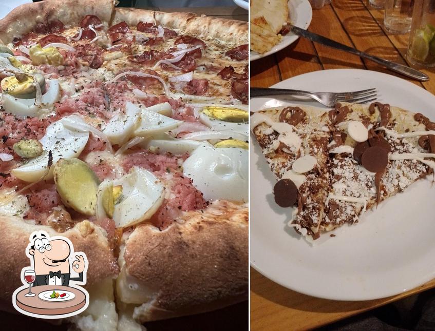 Platos en Simple pizza