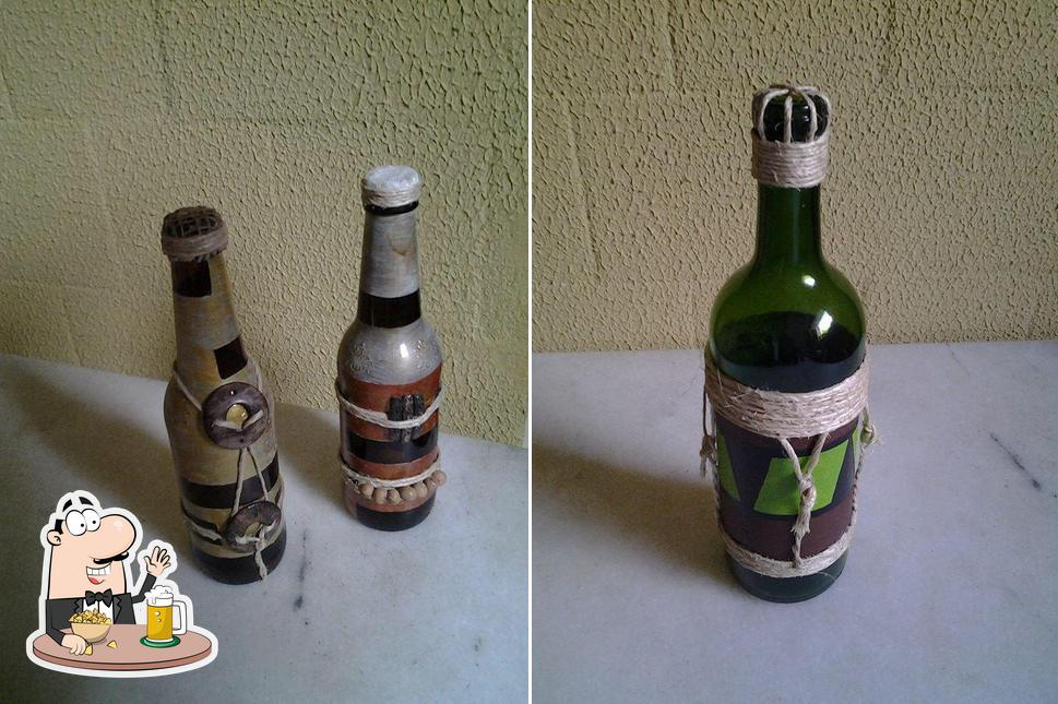 ARTE Rustica serve uma opção de cervejas