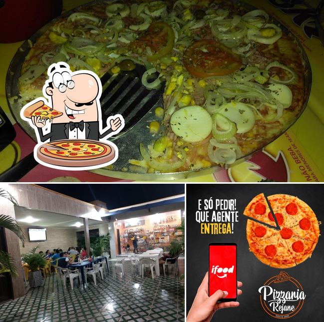 No Pizzaria Rejane, você pode pedir pizza