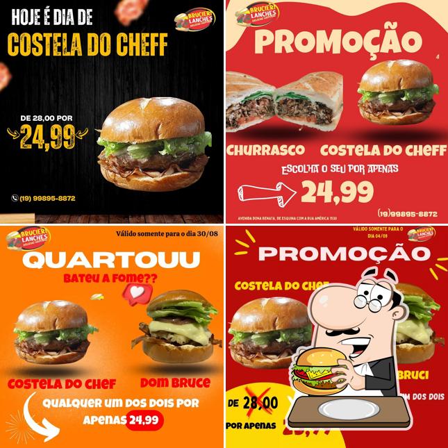 Hambúrguer em Brucieri lanches