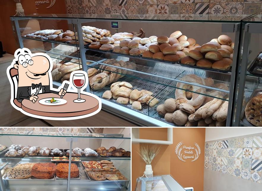 Forno Pane Casareccio F.lli Leonardi si caratterizza per la cibo e interni