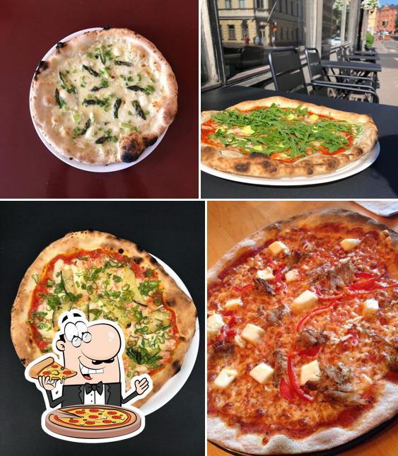 Order pizza at Trattoria Rivoletto