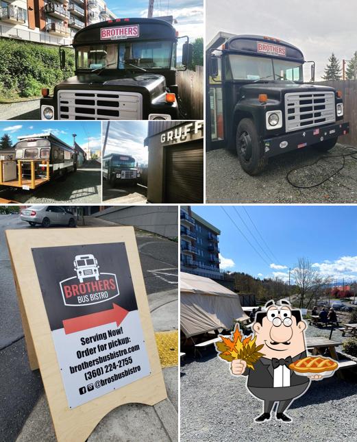 Brothers Bus Bistro, 104 E Maple St 101 in Bellingham Restaurant