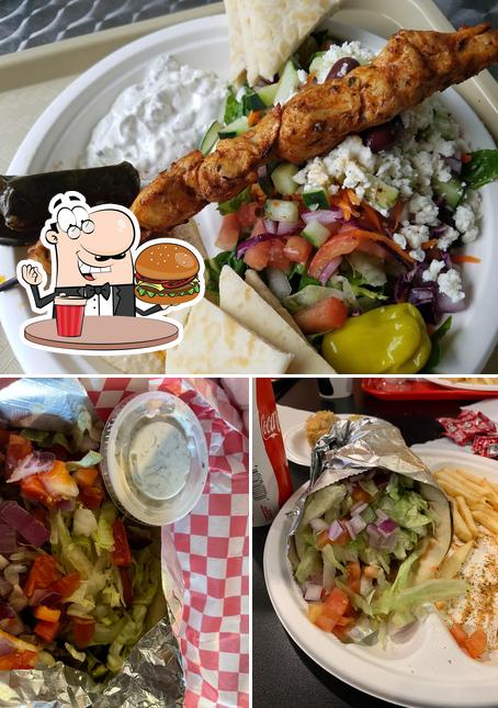 Закажите гамбургеры в "Greek Cuisine"
