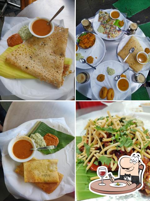 Food at Mani’s Cafe