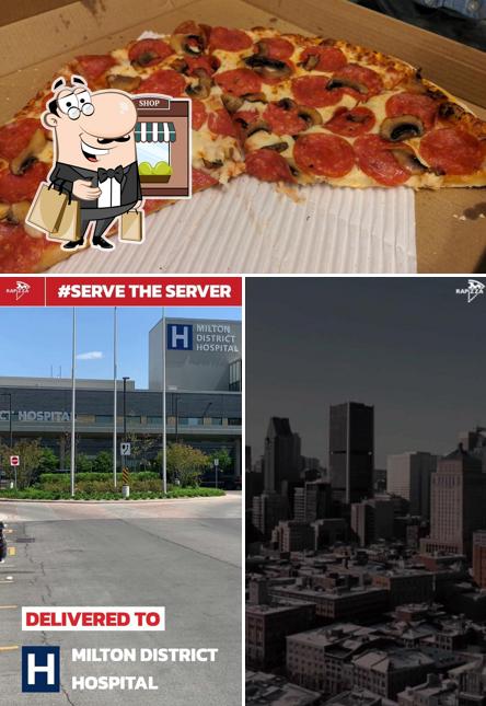 Jetez un coup d’oeil à l’image représentant la extérieur et pizza concernant RAPiZZA Waterloo