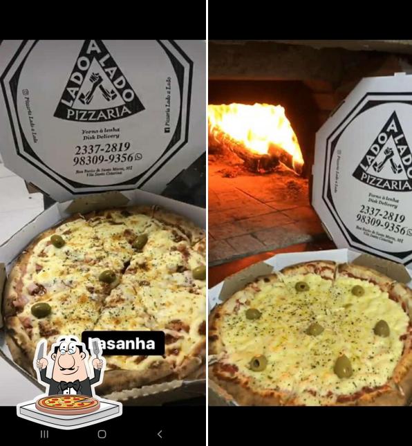 Experimente pizza no Pizzaria 3 L em Vila Santa Catarina