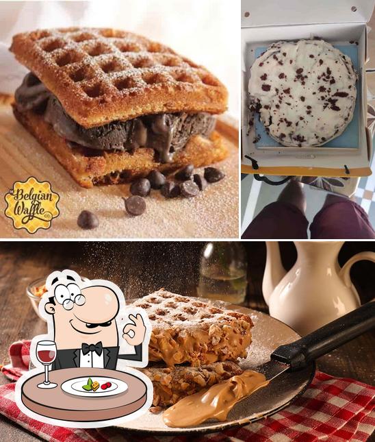 Food at The Belgian Waffle Co