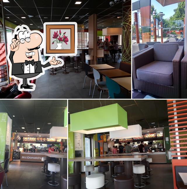 Gli interni di McDonald's