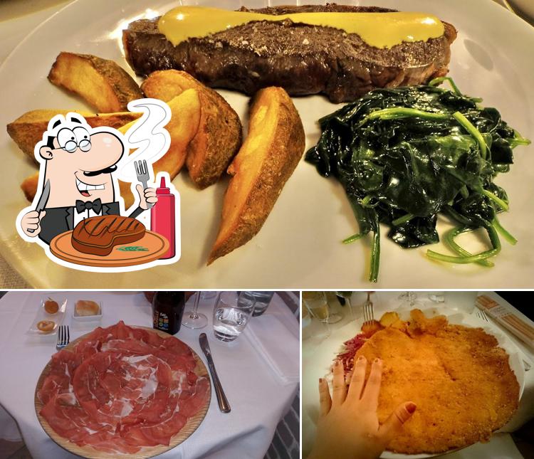 Prova pasti a base di carne dal menu