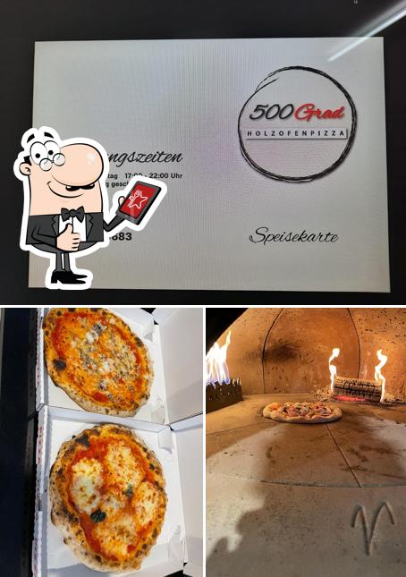 See the photo of 500 Grad Holzofenpizza