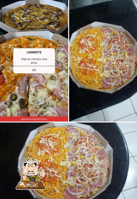 Escolha pizza no Pizzas Campo Formoso