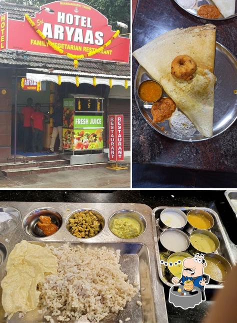 Food at Aryaas Vegetarian Restaurant