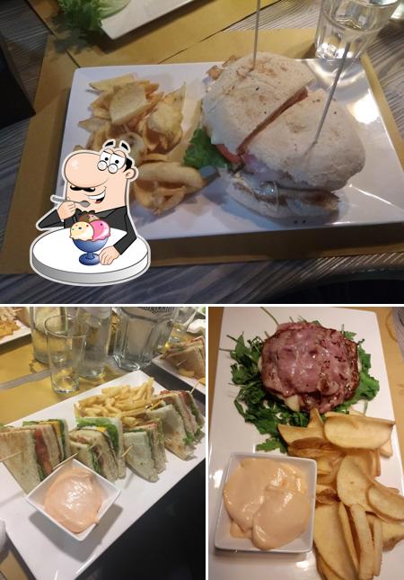 Snack Bar Cucchi Pub sert une variété de plats sucrés