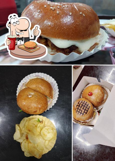 Order a burger at Gowri Bakers