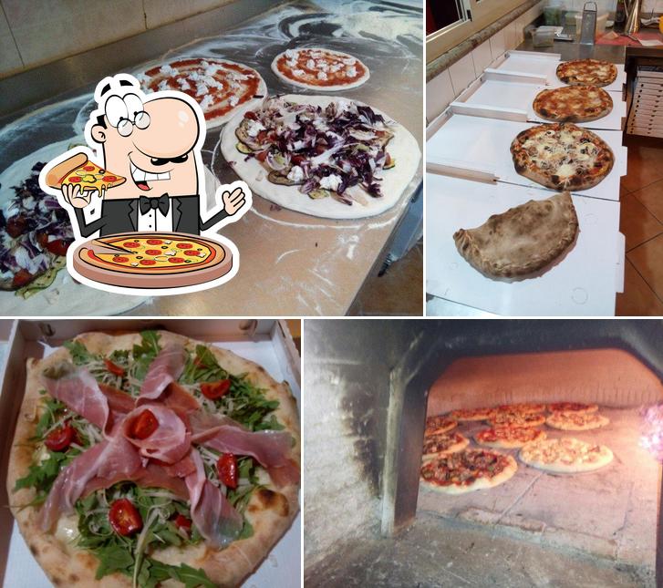 Essayez des pizzas à Pizzeria Sfizi e Tradizioni