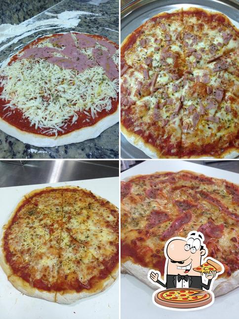 Consiga diferentes variedades de pizza