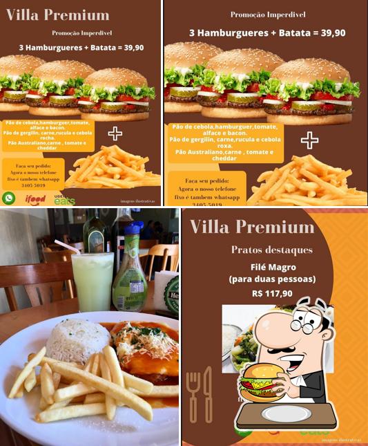 Hambúrguer em Vila Premium Steakhouse