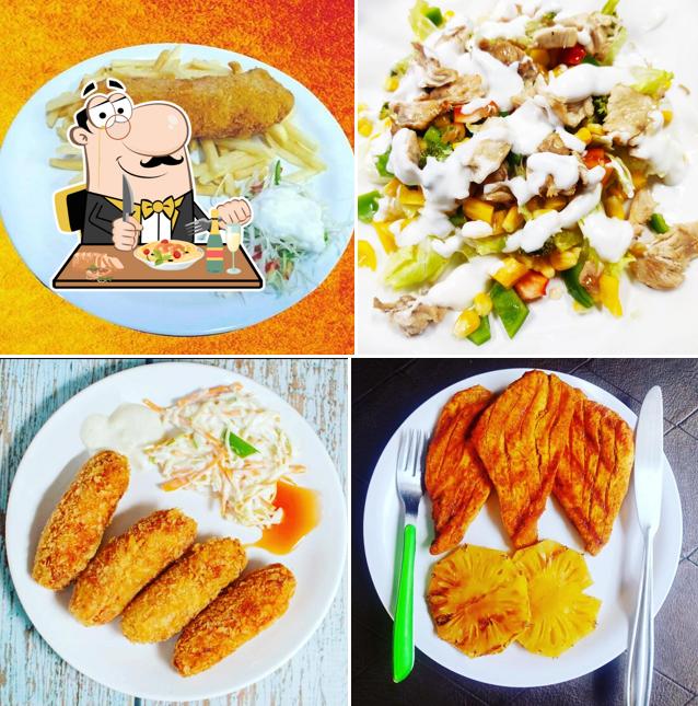 Food at Fish N Rolls