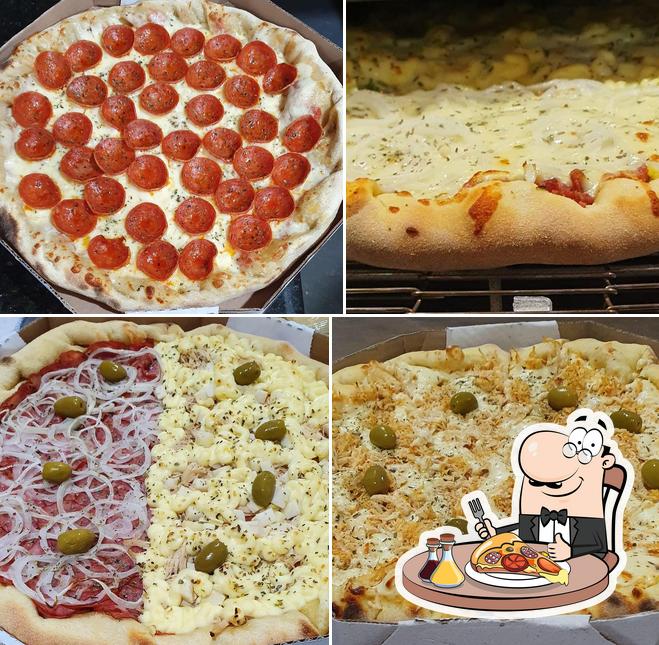 Peça diversos tipos de pizza