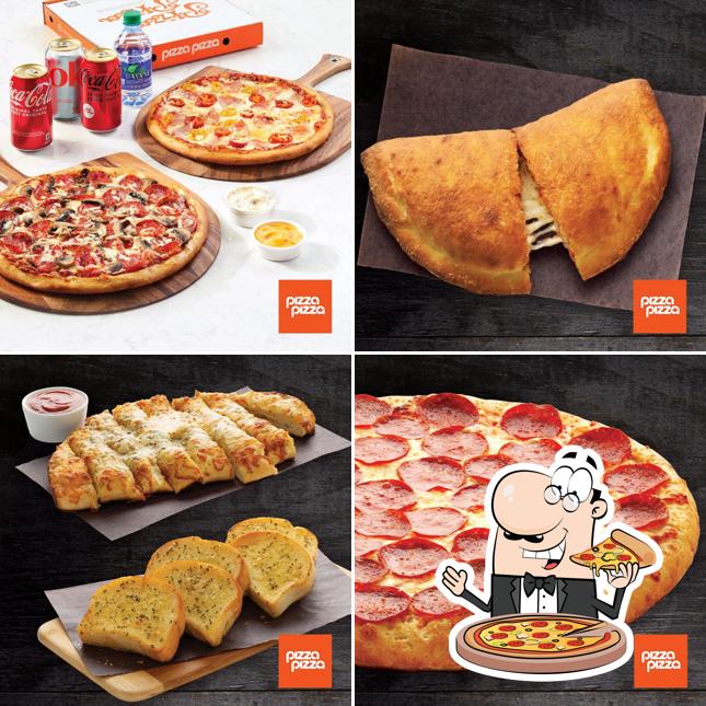 A Pizza Pizza, vous pouvez profiter des pizzas