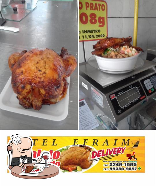 Prove pratos de carne no Frango Assado Efraim Delivery