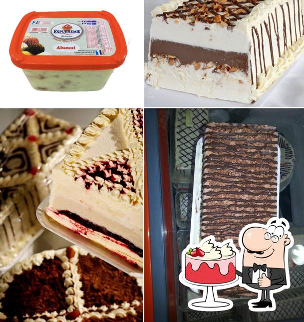 Bolo veludo vermelho em Sorveteria Espucreme