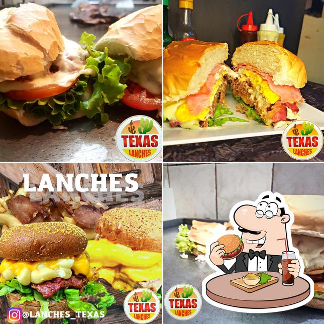 Try out a burger at Texas Lanches