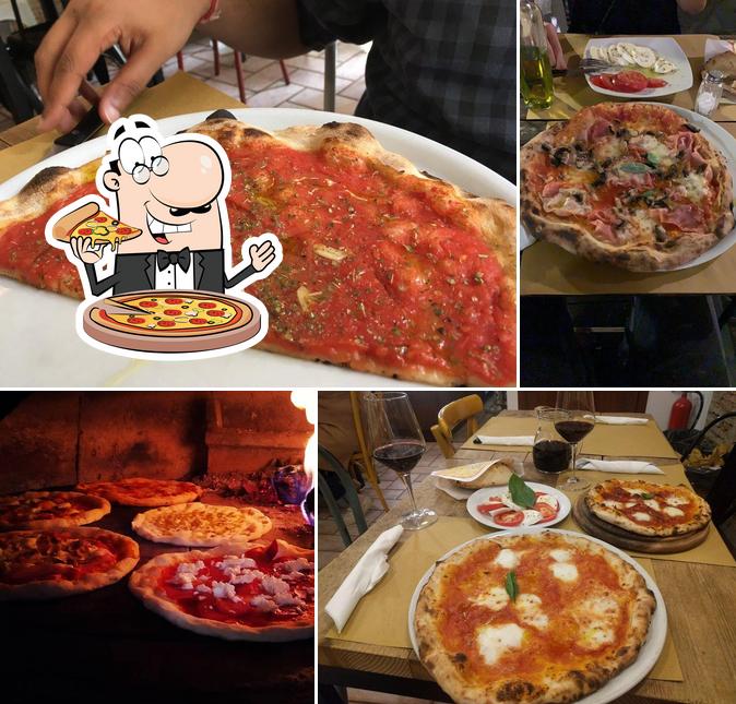 Scegli una pizza a Pizzeria Caffe' Bistrot - Malborghetto Firenze -