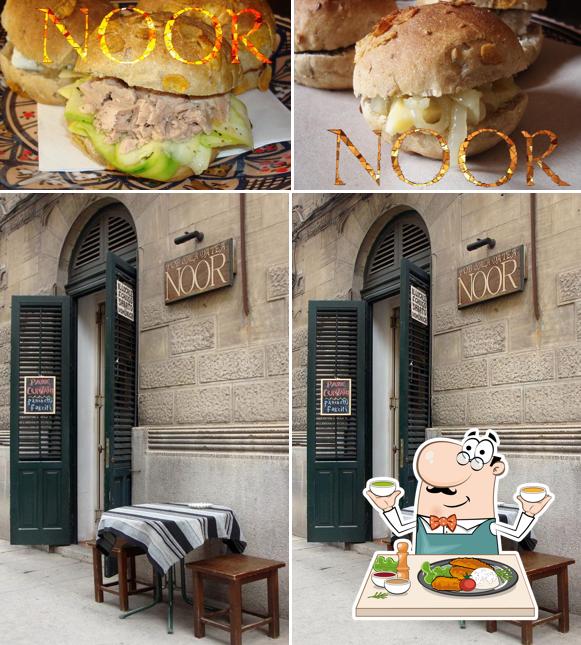 Dai un’occhiata alla immagine che raffigura la cibo e interni di Noor Drink & Brunch