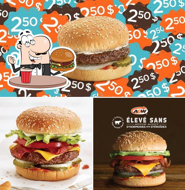 Essayez un hamburger à A&W Canada