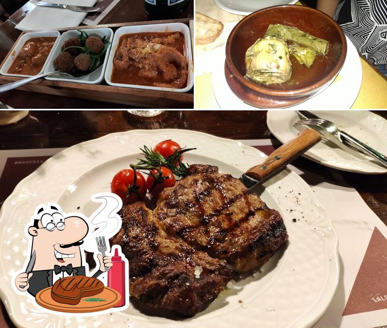 Prenditi i un pasto a base di carne a La Locanda
