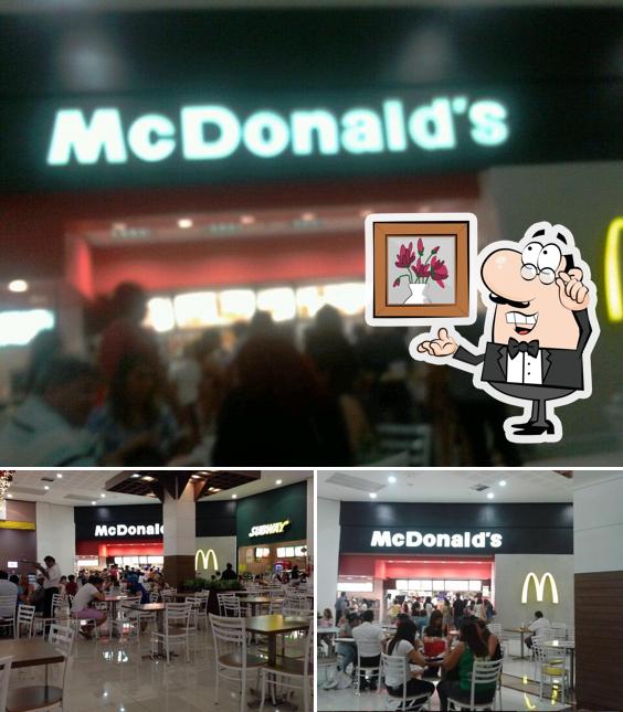 O interior do McDonald’s