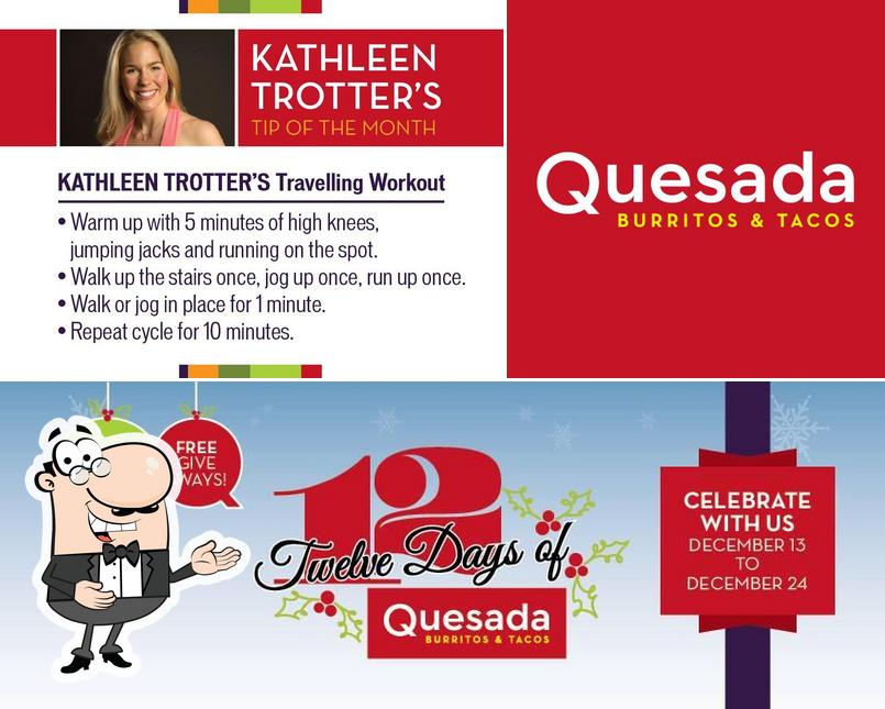 Quesada Burritos & Tacos, 119 Princess St in Kingston Restaurant menu
