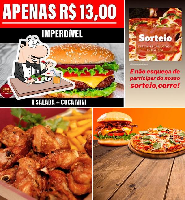 Comida em Pizzaria Bocca D' Itália