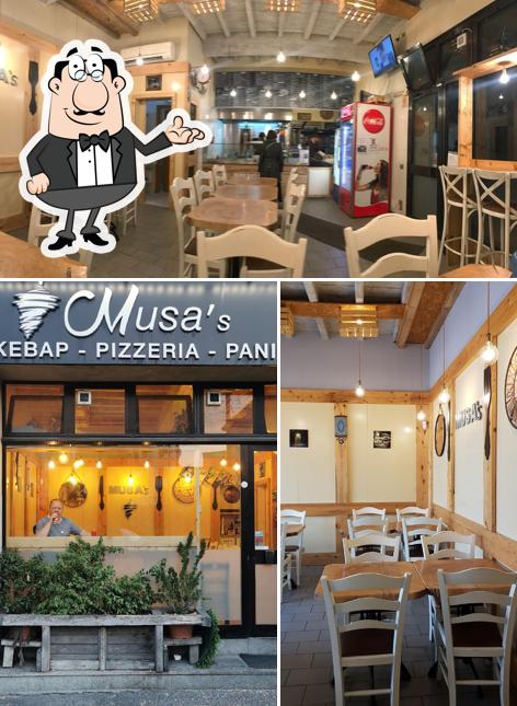 Gli interni di Musa's Kebap - Pizzeria