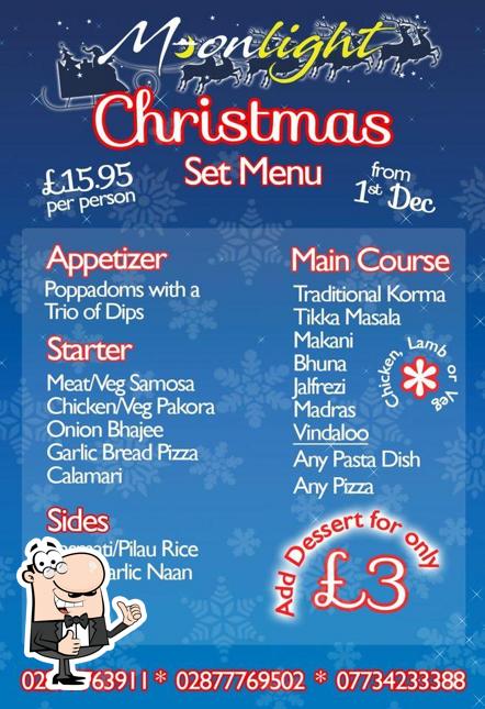 Moonlight Restaurant & Takeaway in Limavady Restaurant menu and reviews