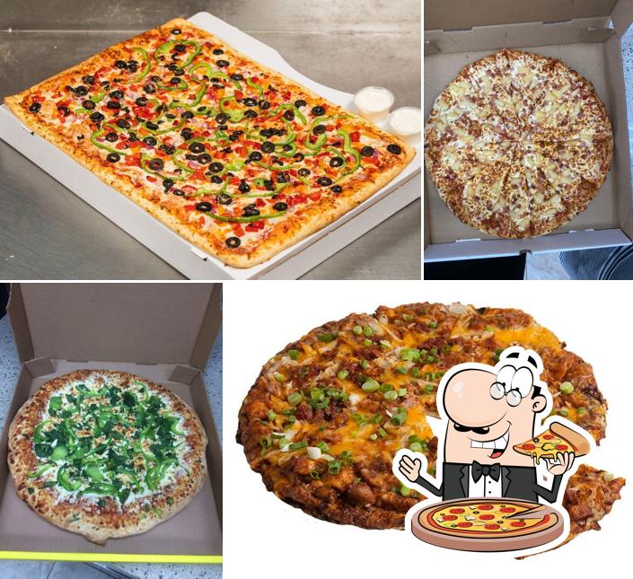 Choisissez différents genres de pizzas