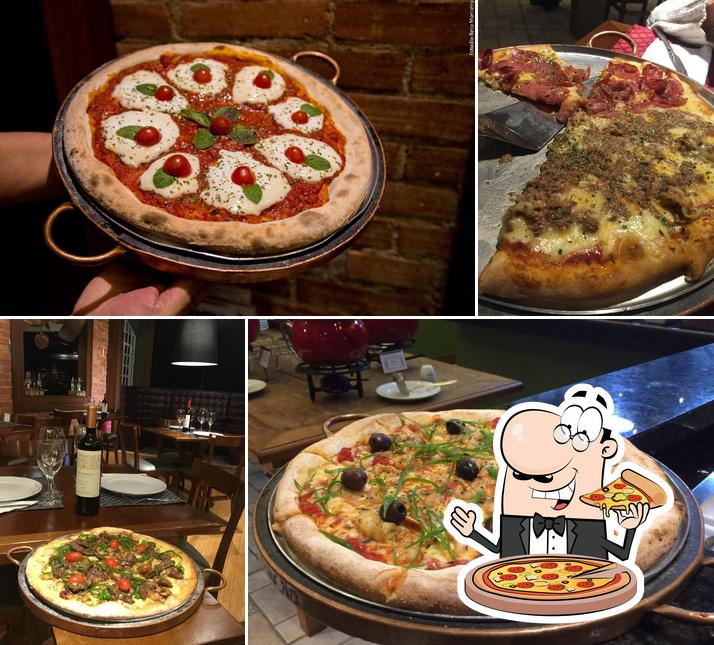 Escolha pizza no Carmela D.O.C. Pizzeria - A Melhor Pizzaria de Curitiba