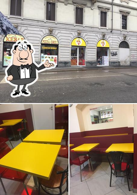 L'intérieur de Galatasaray pizza kebap