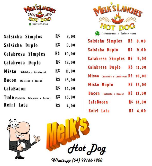 See the pic of Melk's Lanches