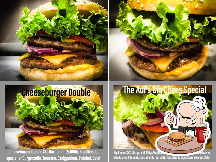 Commandez l'un des hamburgers disponible à Adis Burger & Kebap