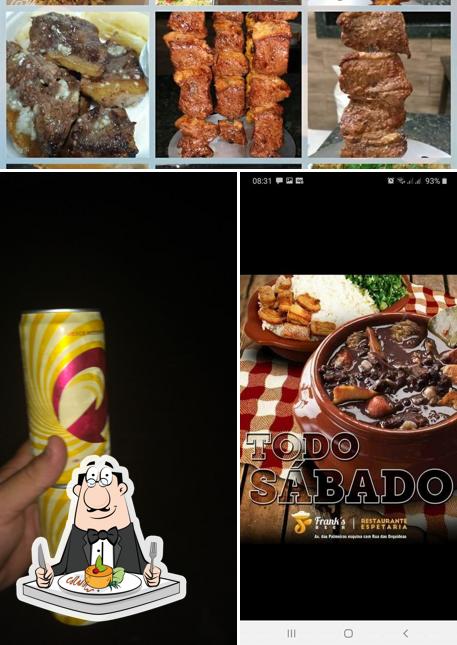 Comida em Frank´s Beer