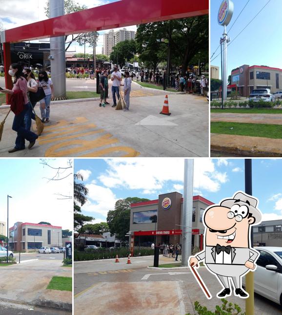 Veja imagens do exterior do Burger King