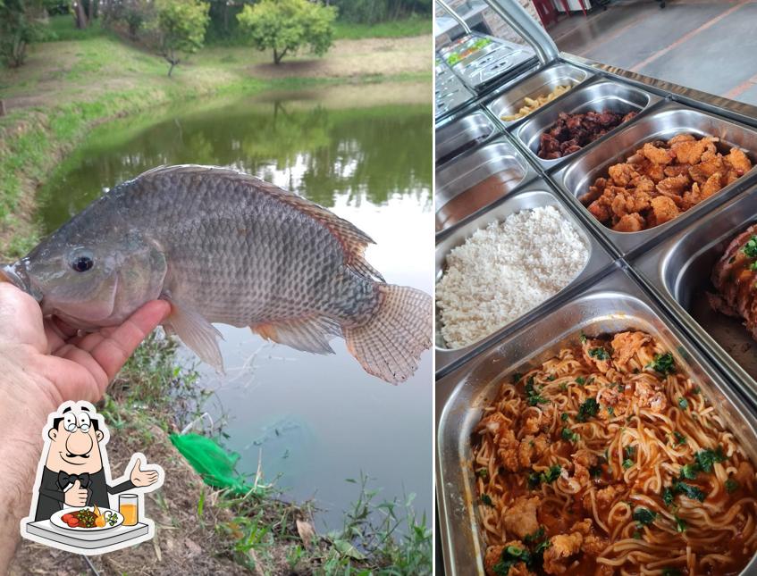 Comida em Pesqueiro Olhos d'água-Itu